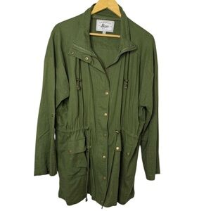 G.H Bass and Co. Linen Blend Utility Jacket XL